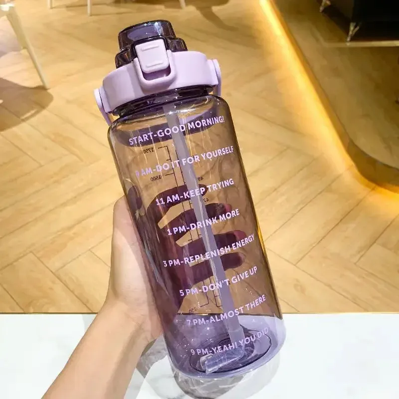 2L Motivational Sports Water Bottle