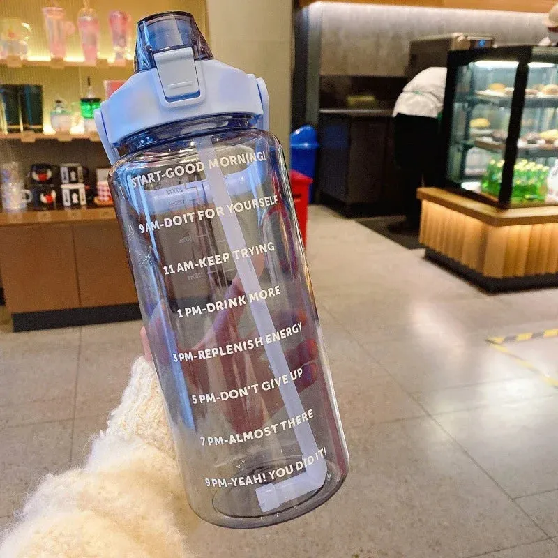 2L Motivational Sports Water Bottle