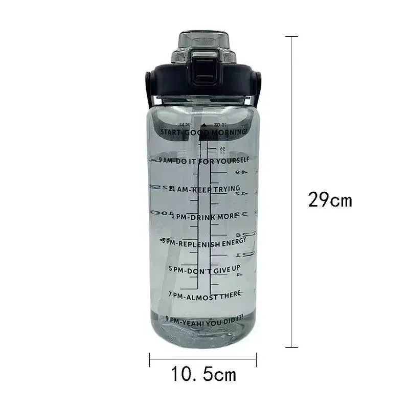 2L Motivational Sports Water Bottle