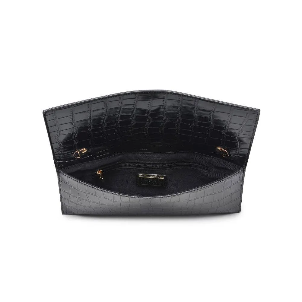 Adelle clutch: Black
