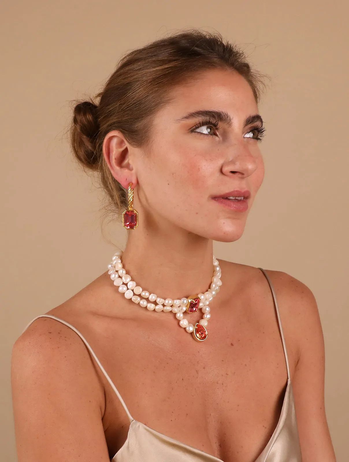 Adrienne Choker Pink