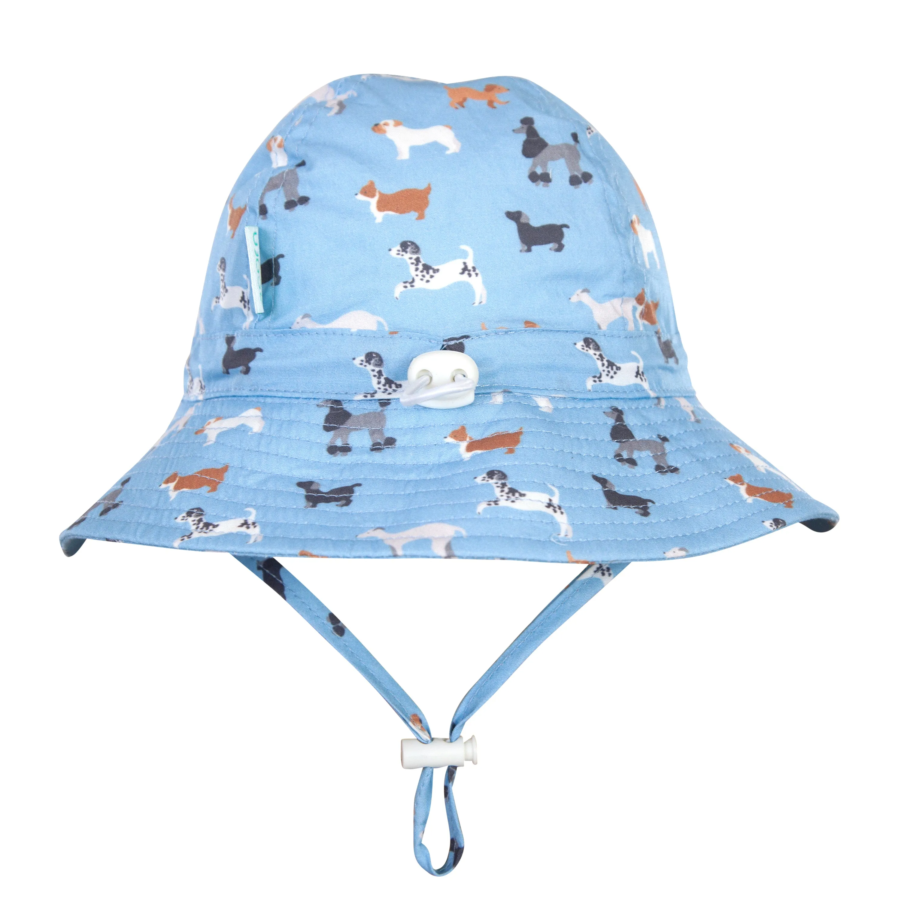 Central Park Doggies Wide Brim Infant Sunhat
