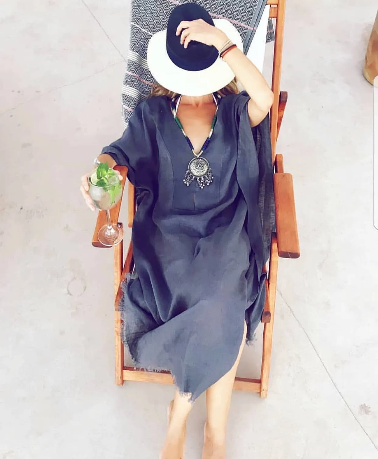 Dubai - 100% Linen Beach Dress