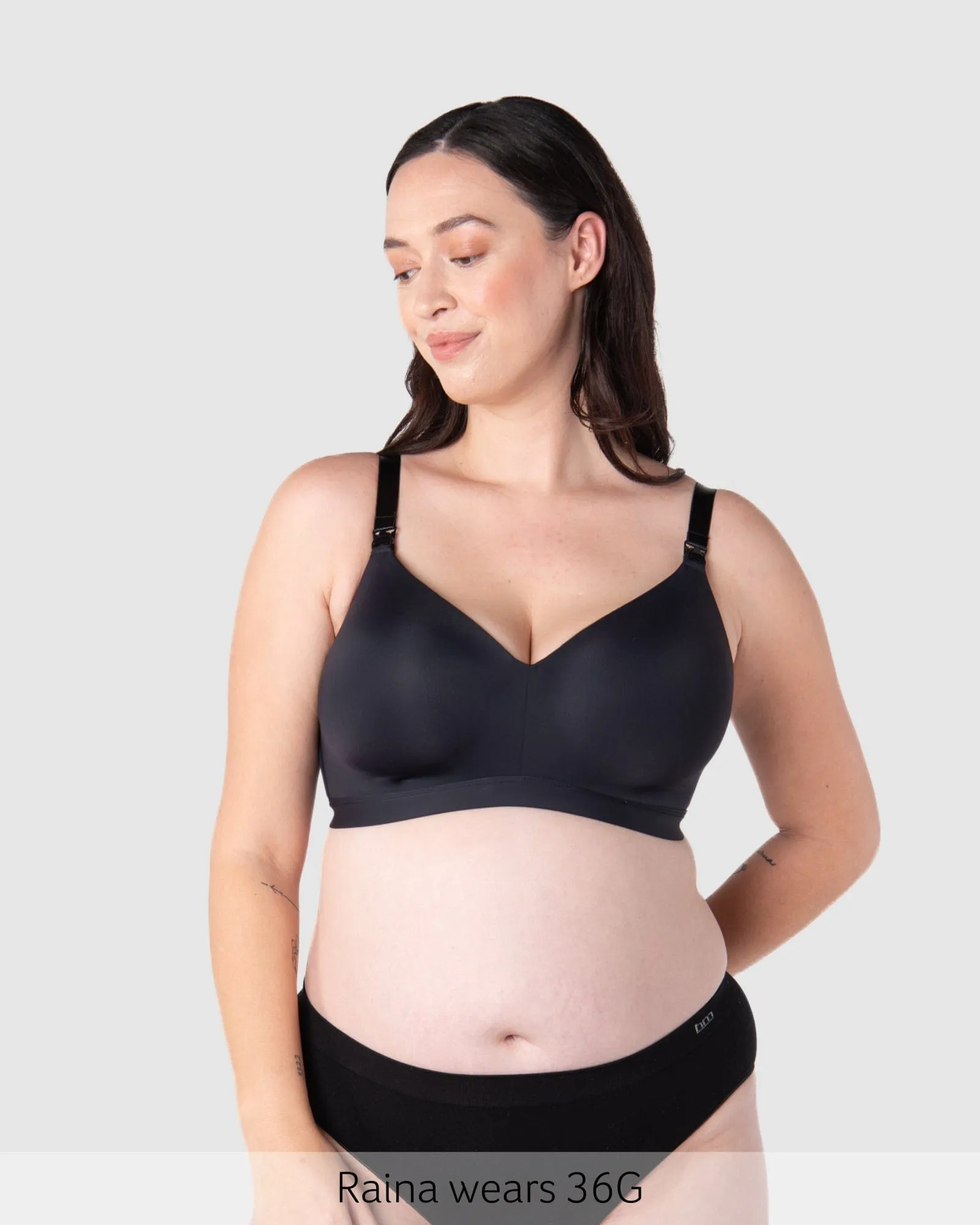 Infinite T-Shirt Nursing Bra - Black