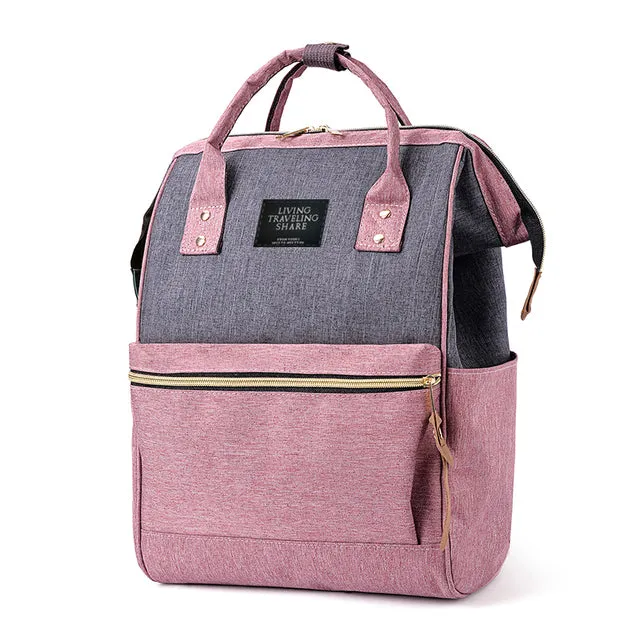 Korean Style Oxford Backpack Couple Laptop Bag