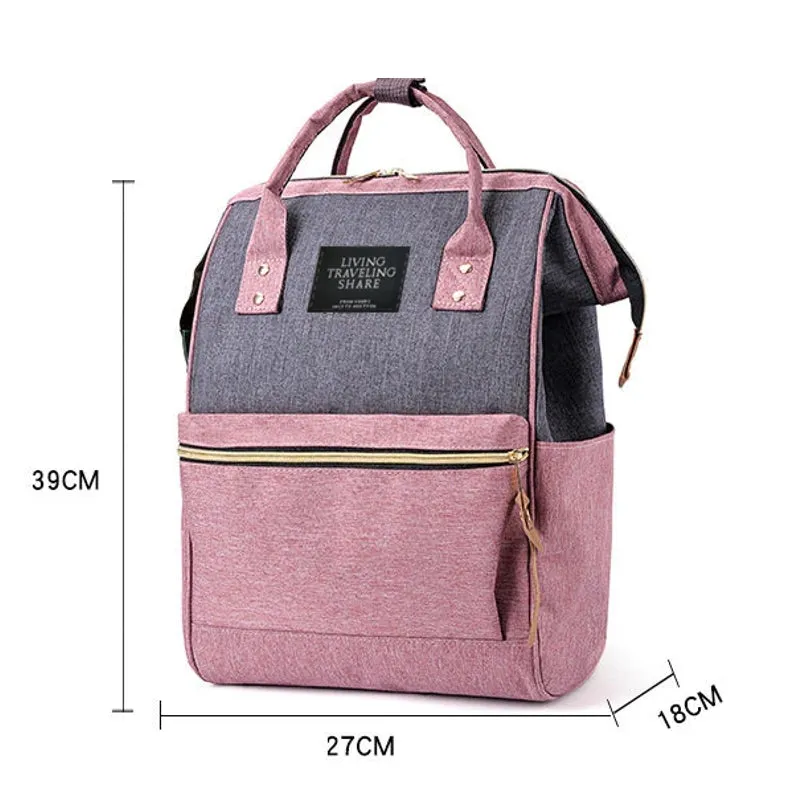 Korean Style Oxford Backpack Couple Laptop Bag