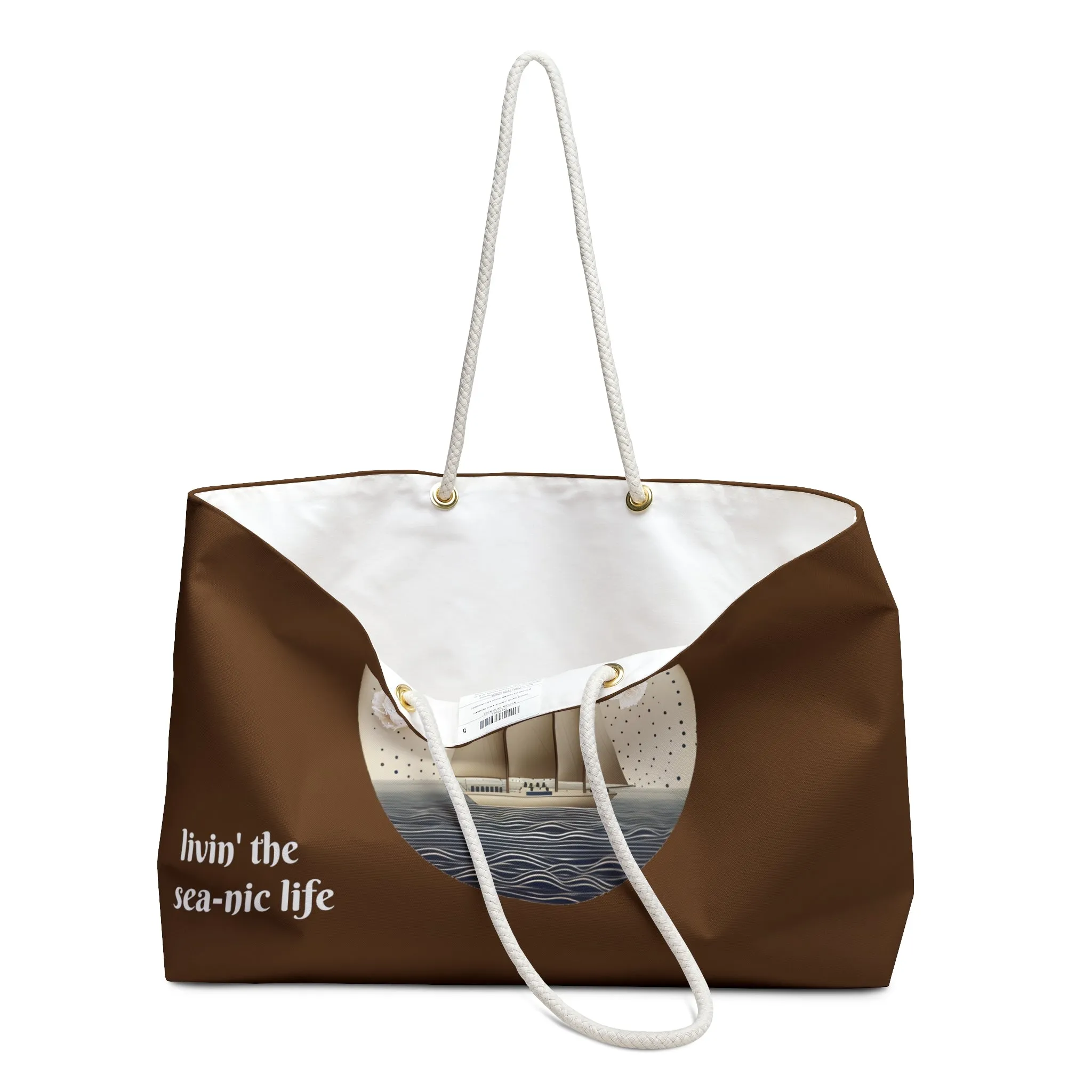 Livin' the Sea-nic Life Beach Bag - Weekender Tote