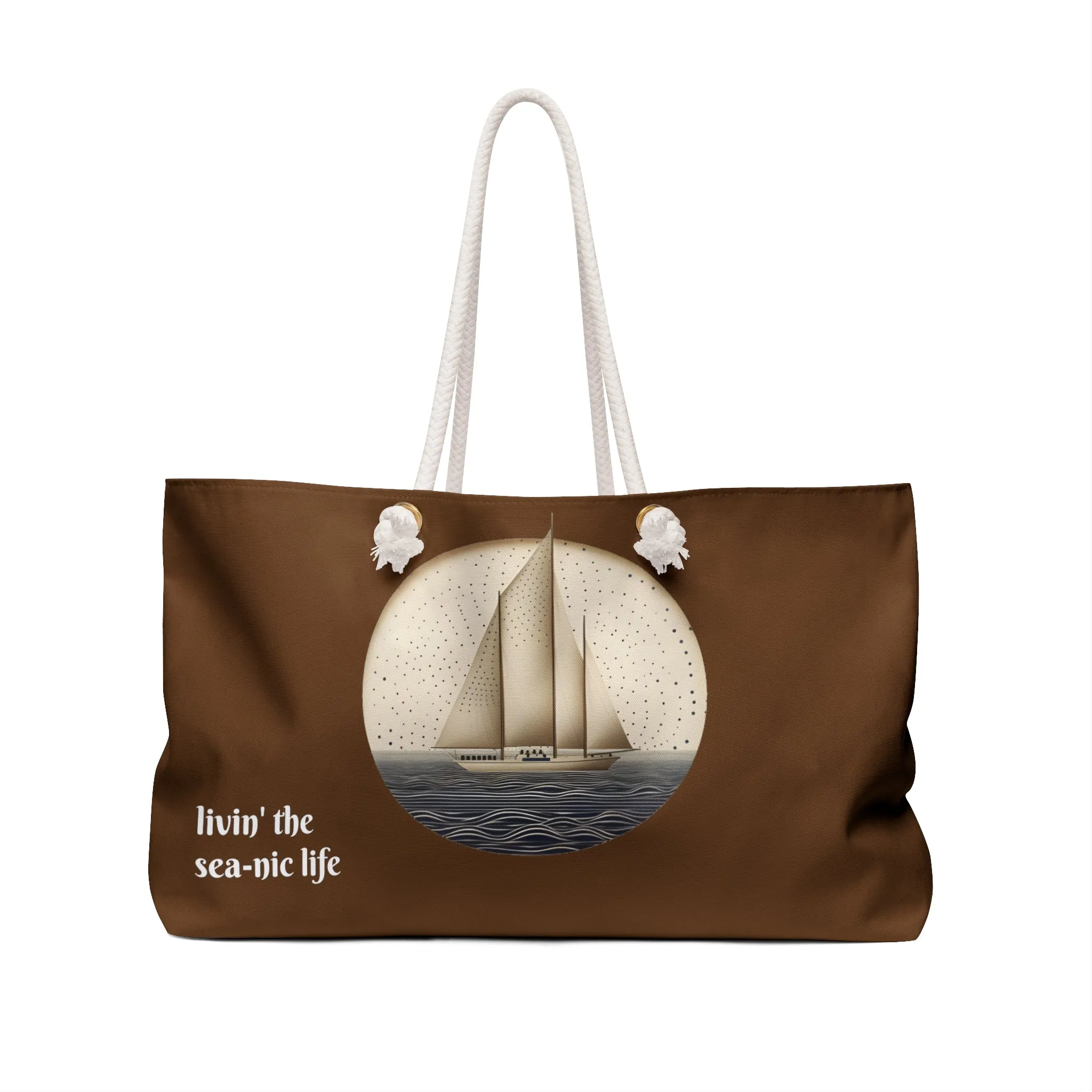 Livin' the Sea-nic Life Beach Bag - Weekender Tote