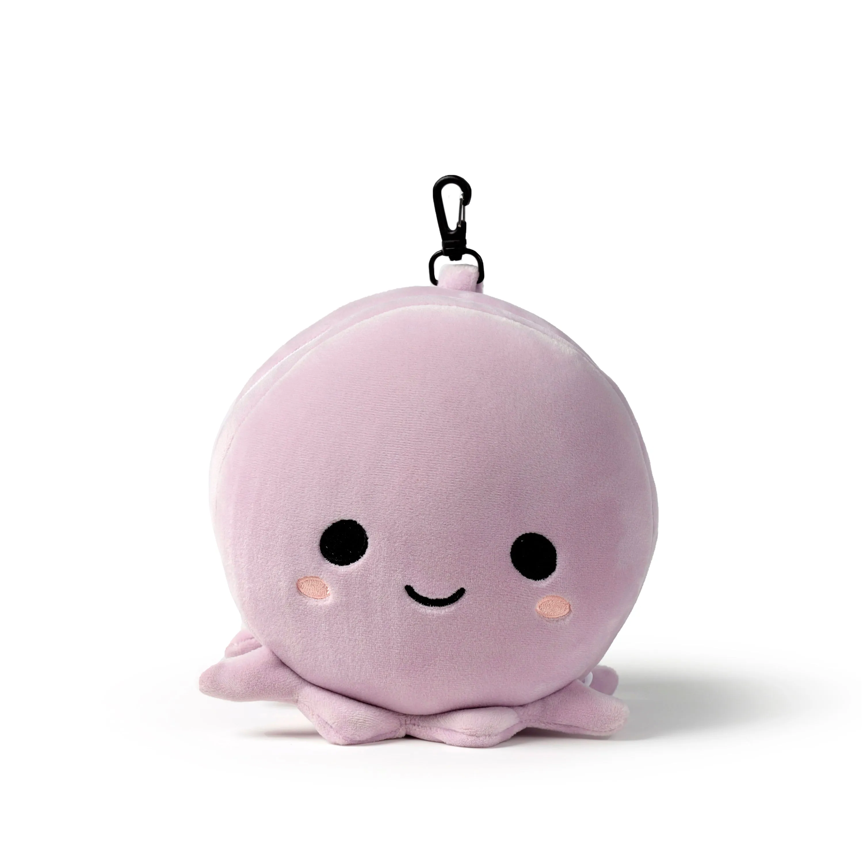 Octopus Relaxeazzz Plush Round Travel Pillow & Eye Mask Set