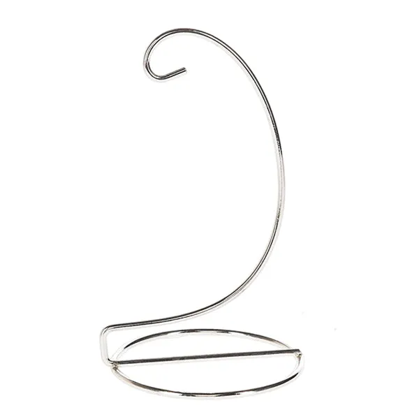 Ornament Stand Silver, 7"h