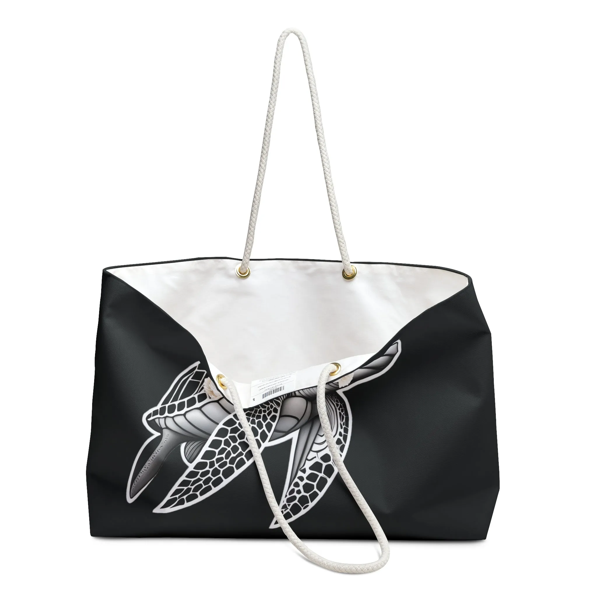 Ride the Tide Sea Turtle Beach Bag - Weekender Tote
