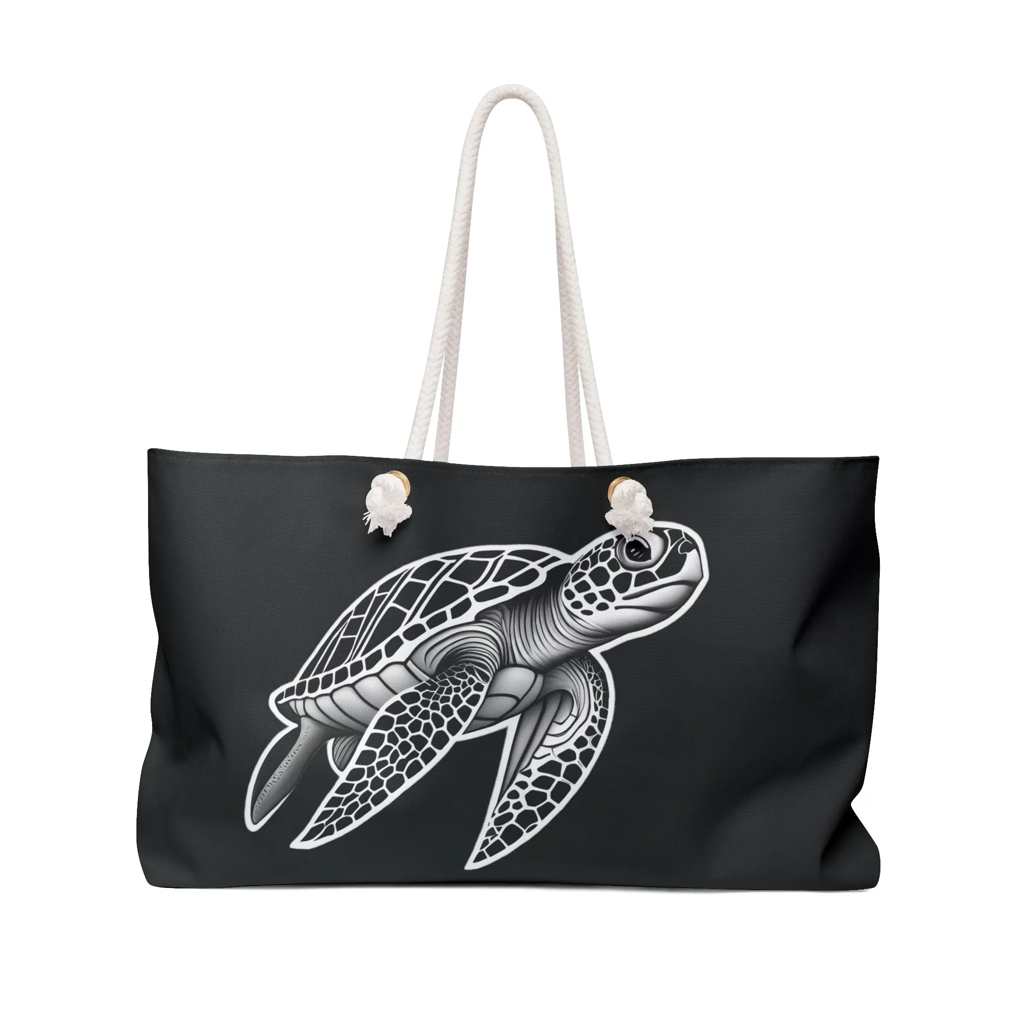 Ride the Tide Sea Turtle Beach Bag - Weekender Tote