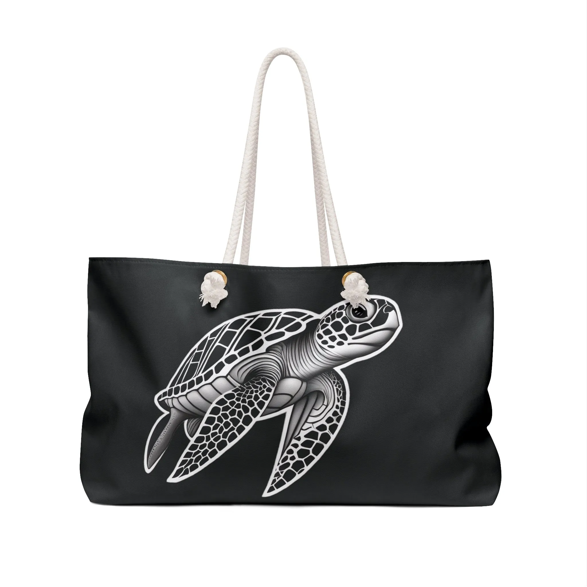 Ride the Tide Sea Turtle Beach Bag - Weekender Tote