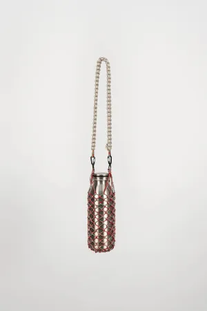 Tanchen 0/0 Sling Crossbody // Mint & Red