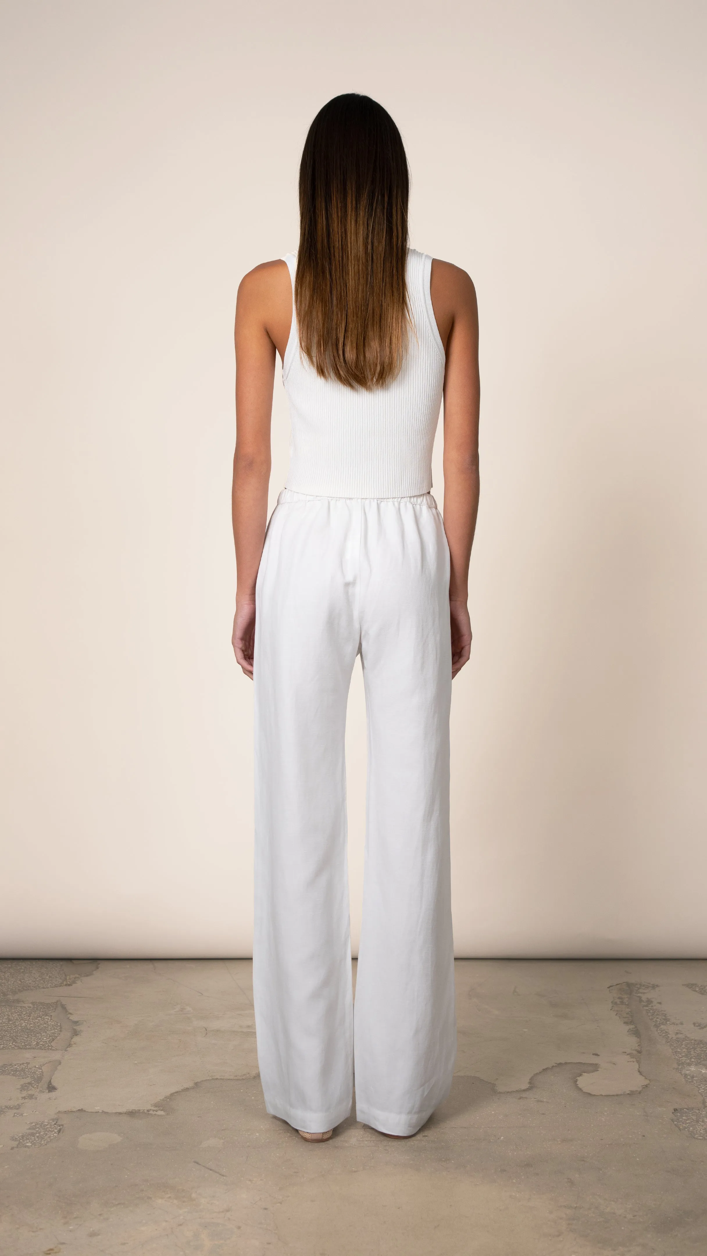 The Travel Pant - White