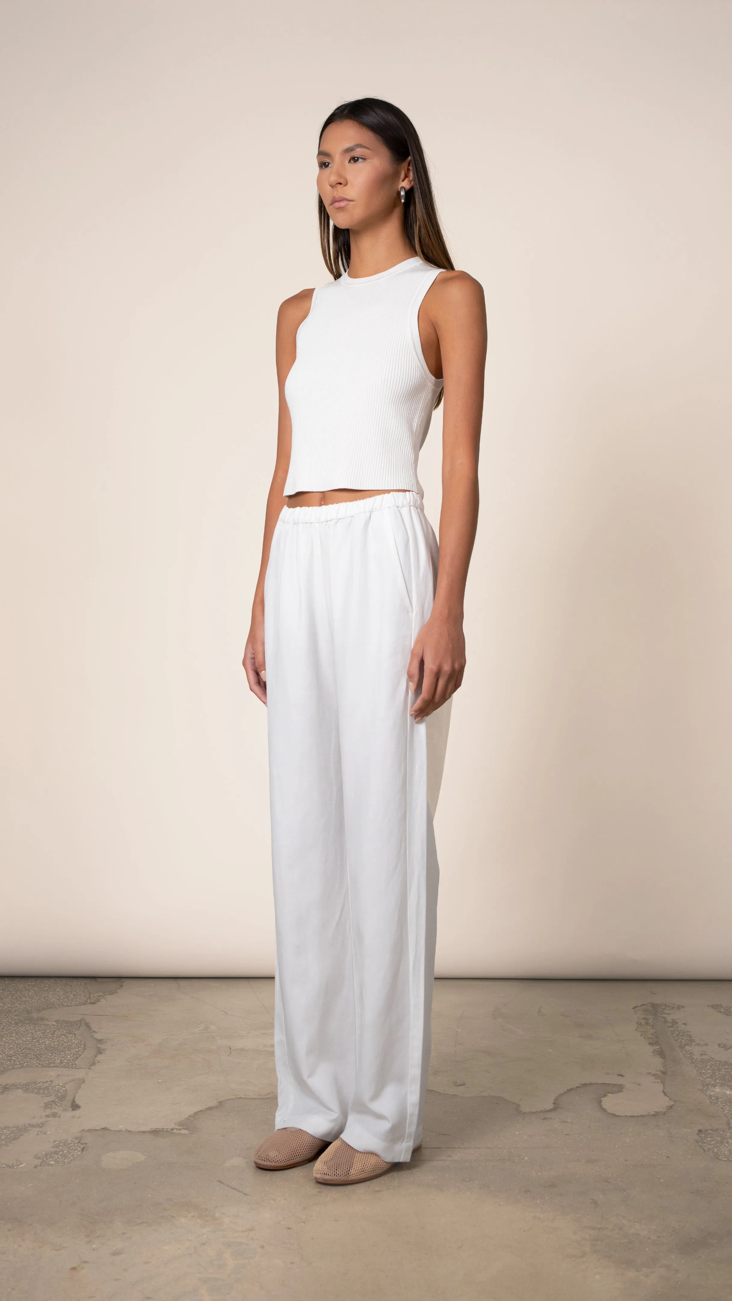 The Travel Pant - White