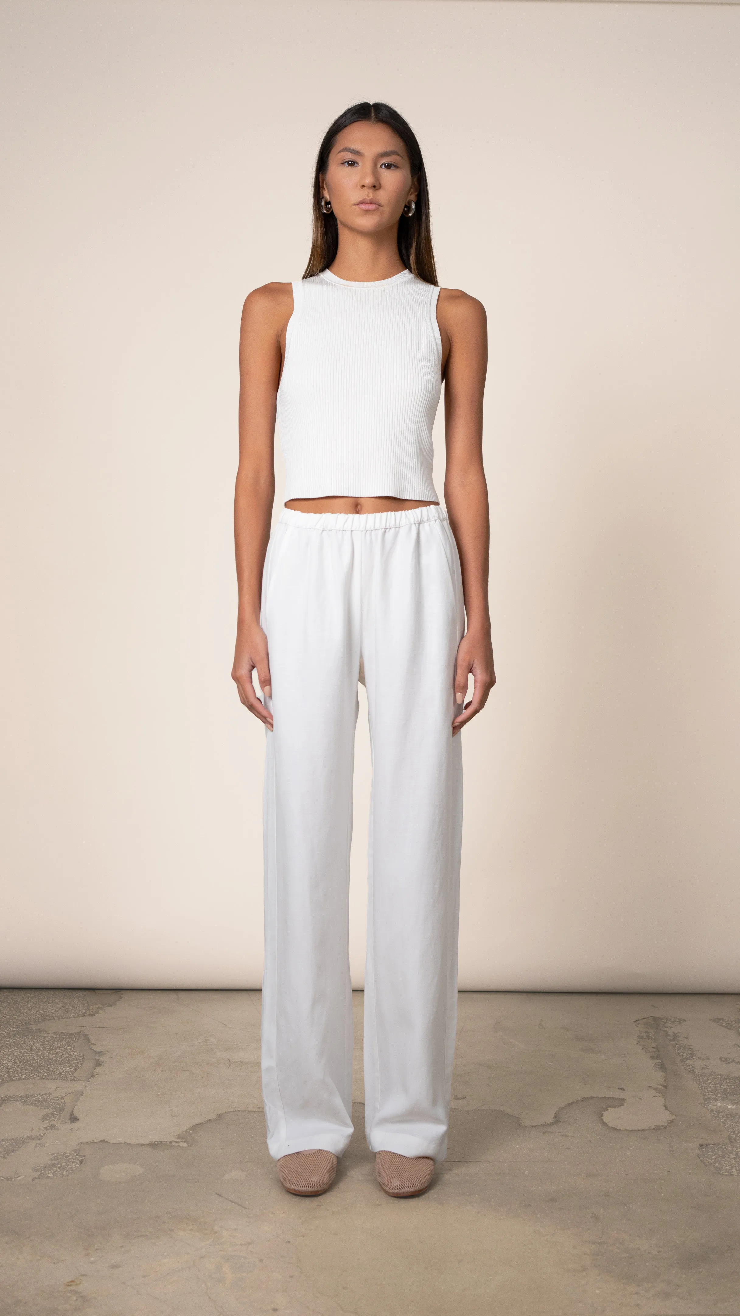 The Travel Pant - White