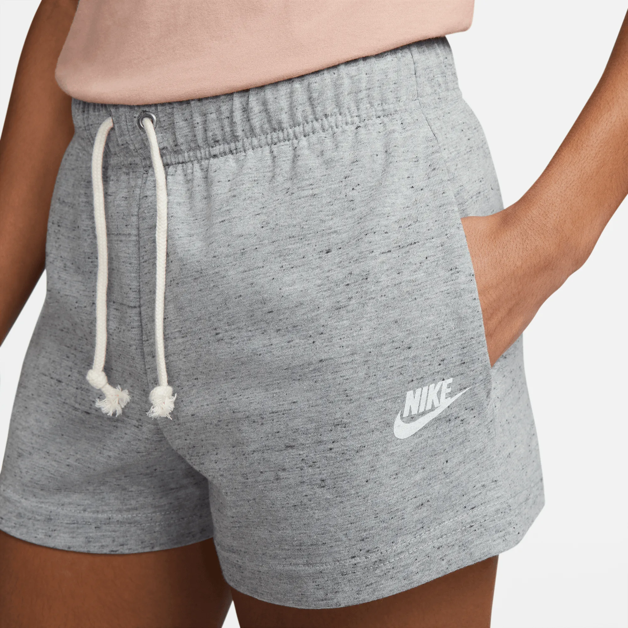 Womens Nike Sportswear Gym Shorts 'Grey'