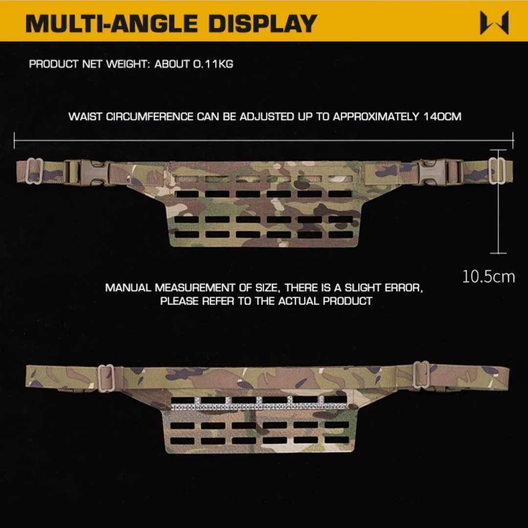 WST Fanny Pack Molle Adapter Panel , Large (6 Rows) - Ranger Green